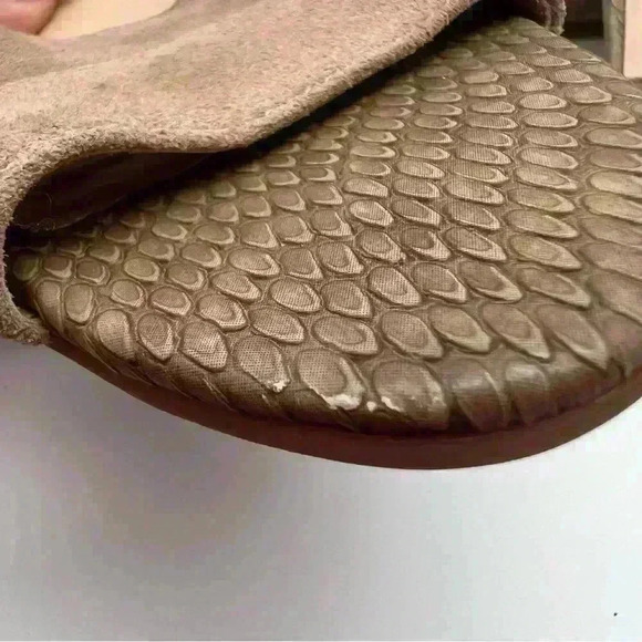 FRANCO SARTO Womens Gem Taupe Suede Heeled Dress Sandals
Size: - Picture 7 of 12